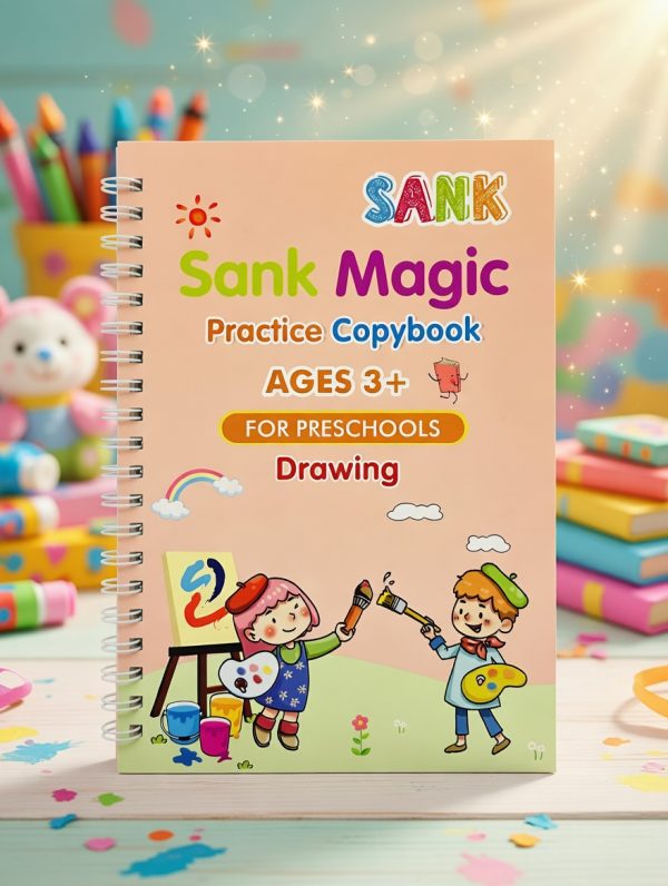 Help your child improve writing skills with our Magic Book Set for Kids. Designed for preschool and early learners, this reusable handwriting practice book helps children learn letters, numbers, drawing, and math in a fun and engaging way. Perfect educational learning tool for kids in Sri Lanka.