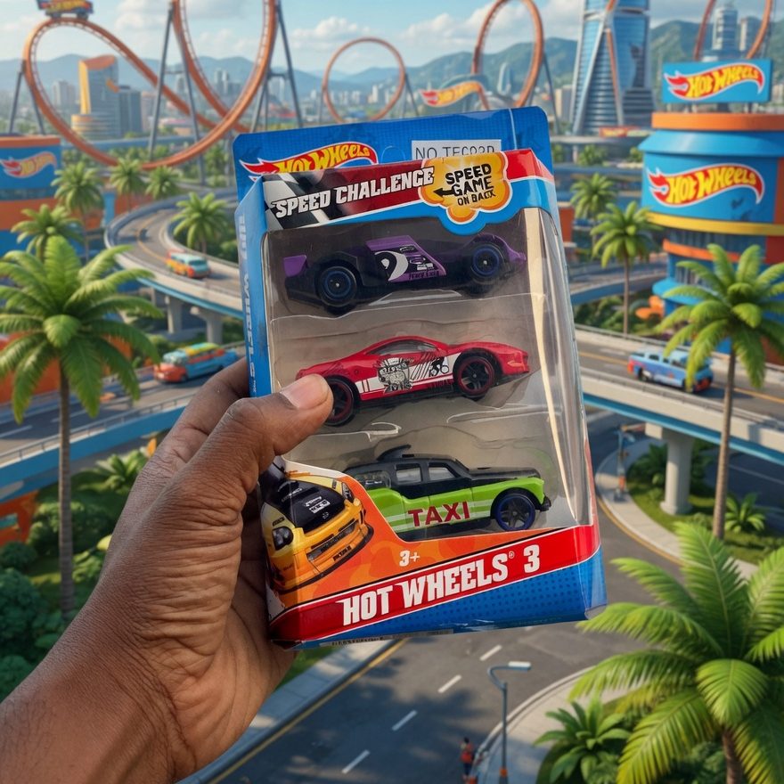 Double the fun with this Hot Wheels 3 Pack Toy Cars set. Includes multiple colorful racing cars perfect for kids, collectors, and gift ideas. Great for exciting playtime and car lovers.