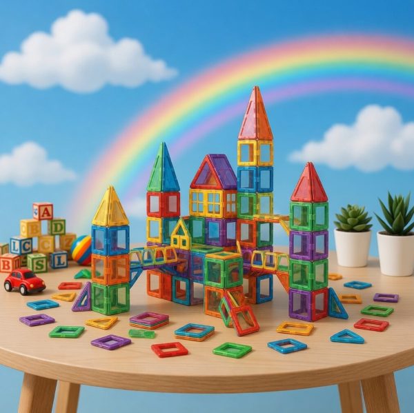 <p data-pm-slice="0 0 []">Boost your child’s creativity with Magnetic Building Blocks. Fun, colorful, and educational toy that helps kids learn shapes, structures, and problem-solving skills while playing.</p>