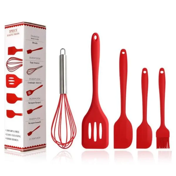 <p data-pm-slice="0 0 []">Upgrade your kitchen with this Silicone Kitchen Utensil Set. Heat-resistant, non-stick safe, and perfect for cooking, baking, and everyday use. Durable, stylish, and easy to clean.</p>